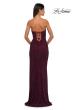 Picture of: Rhinestone Embellished Strapless Prom Dress with Boning in Dark Berry, Style: 32422, Detail Picture 2