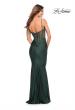 Picture of: Rhinestone Beaded Prom Dress with Illusion Sides and Back in Dark Emerald, Style: 30589, Detail Picture 8
