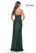 Picture of: Sheer Lace Applique Bodice Dress with Jersey Skirt in Dark Emerald, Style: 31343, Detail Picture 8