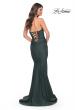 Picture of: Simple Jersey Mermaid Prom Dress with Structured Hem in Green, Style: 32289, Detail Picture 10