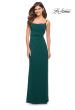 Picture of: Prom Dress with Side Cut Out and High Side Slit in Dark Emerald, Style: 30439, Detail Picture 12