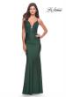 Picture of: Prom Dress with Beautiful Lace Bodice and Jersey Skirt in Dark Emerald, Style: 30466, Detail Picture 17