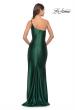 Picture of: Simple One Shoulder Liquid Jersey Dress in Dark Emerald, Style: 31391, Back Picture