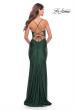 Picture of: Prom Dress with Beautiful Lace Bodice and Jersey Skirt in Dark Emerald, Style: 30466, Detail Picture 18