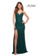 Picture of: Gorgeous Jewel Tone Tulle and Lace Mermaid Gown in Dark Emerald, Style: 29700, Detail Picture 1