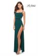 Picture of: Prom Dress with Side Cut Out and High Side Slit in Dark Emerald, Style: 30439, Detail Picture 2
