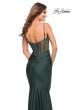 Picture of: Rhinestone Beaded Prom Dress with Illusion Sides and Back in Dark Emerald, Style: 30589, Detail Picture 2