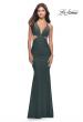 Picture of: Prom Dress with Cut Out Sides and Low Open Back in Dark Emerald, Style: 31228, Detail Picture 2
