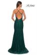 Picture of: Exquisite Mermaid Lace Gown with Beaded Sheer Bodice in Dark Emerald, Style: 31265, Detail Picture 3