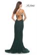 Picture of: Rhinestone Lace Embellished Prom Dress with High Side Slit in Dark Emerald, Style: 31288, Detail Picture 4