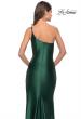 Picture of: Simple One Shoulder Liquid Jersey Dress in Dark Emerald, Style: 31391, Detail Picture 7