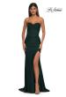 Picture of: Strapless Jersey Evening Dress with Unique Corset Top in Dark Emerald, Style: 32843, Detail Picture 7