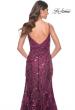 Picture of: Mermaid Sequin and Beaded Embellished Prom Dress in Dark Berry, Style: 32049, Detail Picture 14