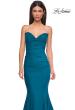 Picture of: Simple Jersey Mermaid Prom Dress with Sweetheart Neckline in Dark Teal, Style 32872, Detail Picture 17