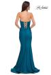 Picture of: Simple Jersey Mermaid Prom Dress with Sweetheart Neckline in Dark Teal, Style 32872, Detail Picture 6