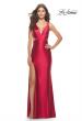 Picture of: Unique Liquid Jersey Dress with Cut Outs in Deep Red, Style: 31374, Detail Picture 1