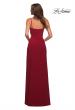 Picture of: Prom Dress with Side Cut Out and High Side Slit in Deep Red, Detail Picture 6