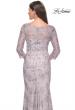 Picture of: Pastel Lace Mother of the Bride Gown with Three Quarter Sleeves in Dusty Lilac, Style: 31684, Detail Picture 2