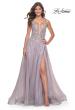 Picture of: A-Line Rhinestone and Beaded Embellished Prom Dress in Dusty Mauve, Style: 31995, Main Picture
