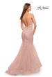 Picture of: Mermaid Tulle and Lace Jeweled Prom Dress in Dusty Mauve, Style: 30584, Detail Picture 19