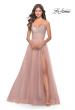 Picture of: Tulle Gown with Full Skirt and Rhinestone Bodice in Dusty Mauve, Style: 31238, Detail Picture 1