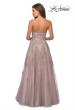 Picture of: Ball Gown Prom Dress with Sequin Details in Dusty Pink, Style: 27667, Back Picture