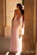 Picture of: Long Prom Dress Embellished with Rhinestones and Open Back in Dusty Pink, Style 32547, Back Picture