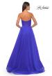 Picture of: Sweetheart Tulle and Rhinestone Prom Dress with Illusion Detail in Electric Blue, Style: 31997, Detail Picture 9
