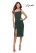 Picture of: Chic One Shoulder Midi Dress with High Slit in Emerald, Style: 30919, Detail Picture 7