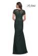 Picture of: Satin Evening Dress with Lace and Scoop Neckline, Style: 27989, Detail Picture 7