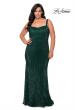 Picture of: Long Sequin Plus Size Prom Dress for Curves in Emerald, Style: 28875, Detail Picture 1