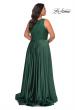 Picture of: A-line Plus Size Dress with Lace Sequin Bodice in Emerald, Style: 29004, Detail Picture 7