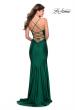 Picture of: Form Fitting Jersey Prom Dress with Draped Neckline, Style: 28518, Main Picture