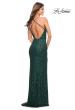 Picture of: Sequin Long Dress in Chic Design with Low Back in Emerald, Style: 30376, Detail Picture 9