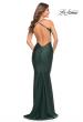Picture of: Gorgeous Lace and Jersey Jewel Tone Prom Dress in Emerald, Style: 30728, Detail Picture 9