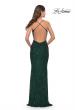 Picture of: Chic Soft Sequin Stretch Dress with Open Back in Jewel Tones in Emerald, Style: 31027, Detail Picture 12