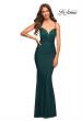 Picture of: Prom Dress with Knot at Waist and Open Back in Green, Style: 30471, Detail Picture 1