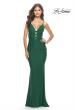 Picture of: Modern Jersey Dress with Twist Band Details in Emerald, Style: 31333, Detail Picture 1