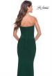 Picture of: Strapless Net Jersey Dress with Illusion Bodice in Emerald, Style: 31584, Detail Picture 4