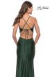 Picture of: Prom Dress with Side Cutouts and Open Tie Back in Emerald, Style: 30977, Detail Picture 5