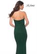 Picture of: Rhinestone Embellished Strapless Ruched Prom Dress in Green, Style: 32141, Detail Picture 6