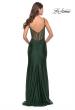 Picture of: Illusion Bodice Dress with Boning and Twist Detail in Emerald, Style: 31229, Detail Picture 7