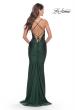 Picture of: Lace Sheer Bodice Dress with Scallop Details and Ruched Skirt in Emerald, Style: 31336, Detail Picture 7