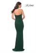 Picture of: Rhinestone Embellished Strapless Ruched Prom Dress in Green, Style: 32141, Detail Picture 7