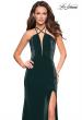 Picture of: Long Prom Dress with High Neckline and Cut Outs in Forest Green, Style: 26963, Main Picture