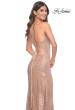Picture of: Stunning Long Gown with Rhinestone Embellished Fishnet in Rose Gold, Style: 31929, Detail Picture 6
