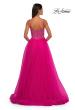 Picture of: Rhinestone Embellished Bodice Prom Dress with Full Skirt in Hot Fuchsia, Style: 32668, Detail Picture 10