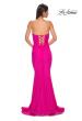 Picture of: Simple Jersey Mermaid Prom Dress with Sweetheart Neckline in Hot Fuchsia, Style 32872, Detail Picture 10