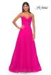 Picture of: Sweetheart Tulle and Rhinestone Prom Dress with Illusion Detail in Hot Fuchsia, Style: 31997, Detail Picture 11