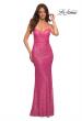 Picture of: Sequin Long Prom Dress in Hot Pink in Pink, Style: 30699, Main Picture